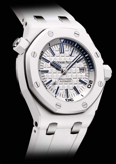 all white audemars piguet|audemars piguet white ceramic price.